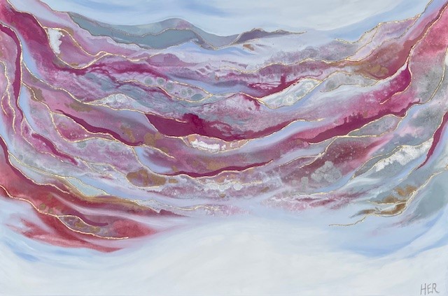 "Ruusukvartsi", 2025, 150x100x4cm, 600e 