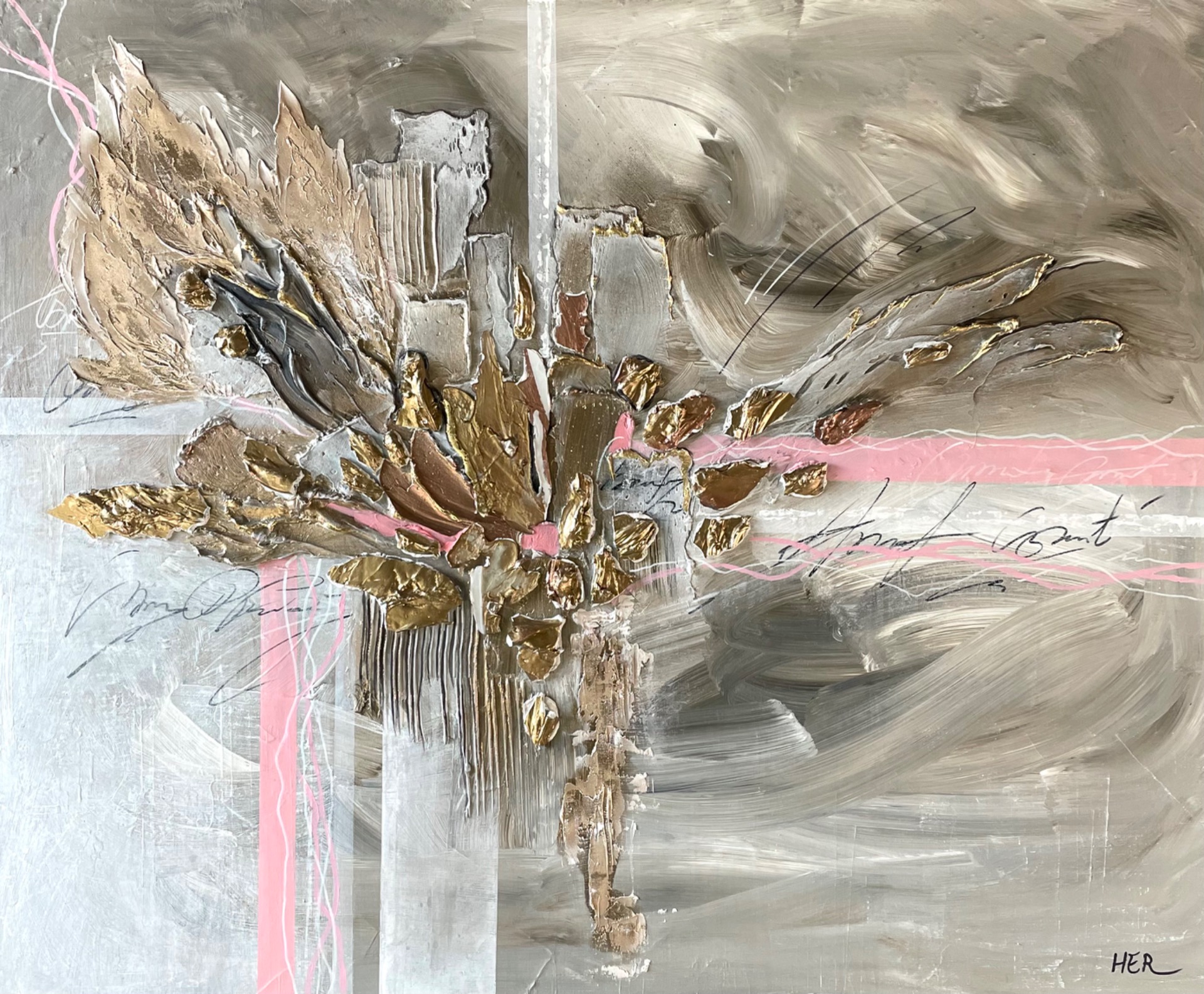 ”Lootus”, 2025, 120x100x4cm, 580e