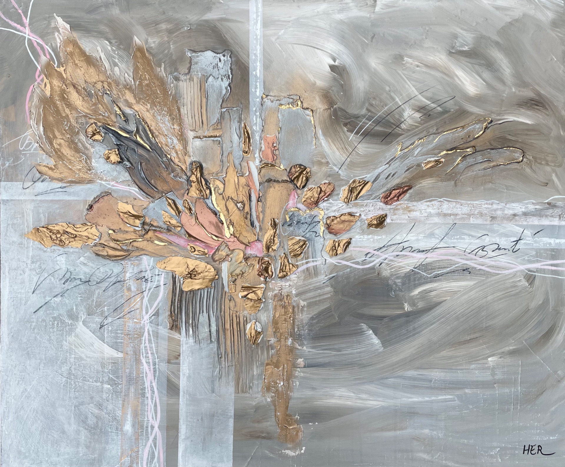 ”Lootus”, 2025, 120x100x4cm, 580e